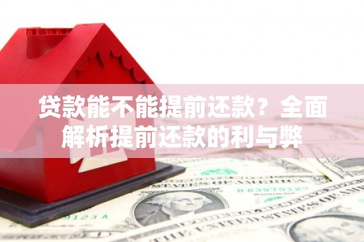 乌当贷款能不能提前还款？全面解析提前还款的利与弊