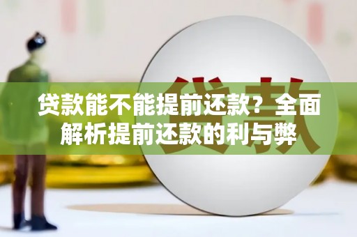 乌当贷款能不能提前还款？全面解析提前还款的利与弊