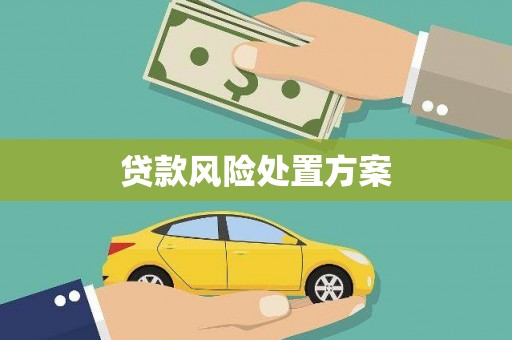 乌当贷款风险处置方案