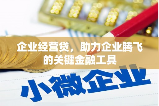 乌当企业经营贷，助力企业腾飞的关键金融工具