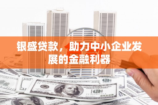 乌当银盛贷款，助力中小企业发展的金融利器