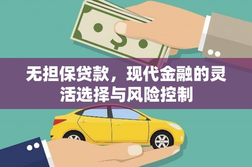 乌当无担保贷款，现代金融的灵活选择与风险控制
