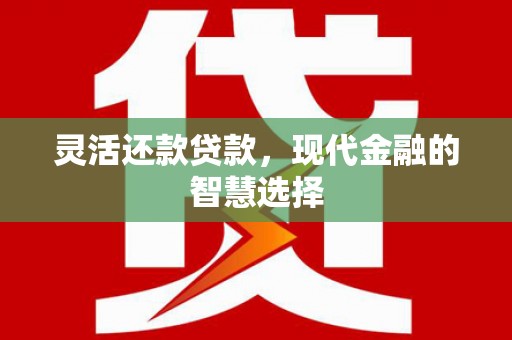 乌当灵活还款贷款，现代金融的智慧选择