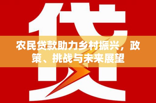 乌当农民贷款助力乡村振兴，政策、挑战与未来展望