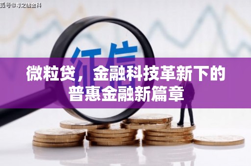 乌当微粒贷，金融科技革新下的普惠金融新篇章