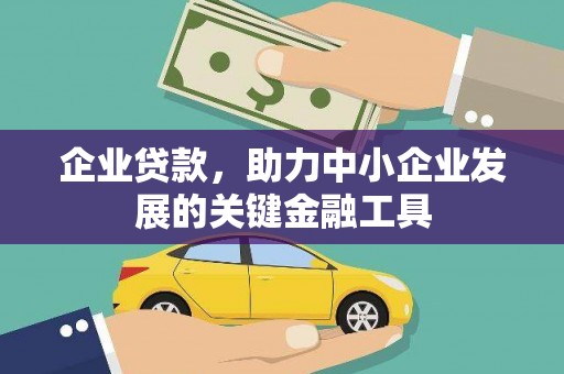 乌当企业贷款，助力中小企业发展的关键金融工具