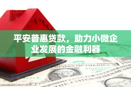 乌当平安普惠贷款，助力小微企业发展的金融利器
