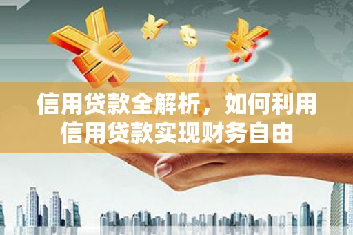 乌当信用贷款全解析，如何利用信用贷款实现财务自由